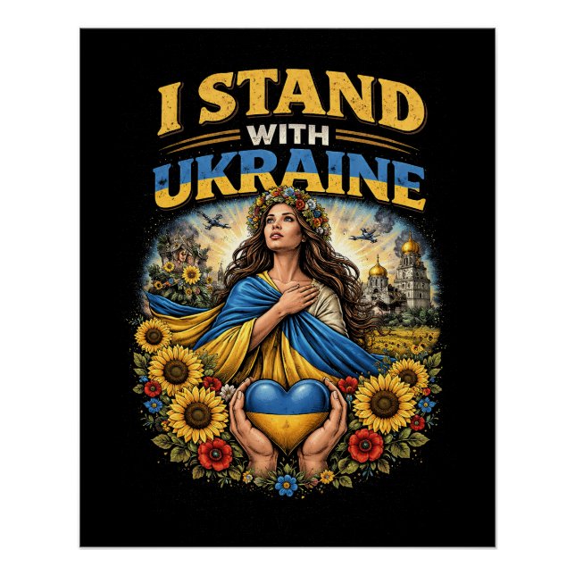Póster Heart of Ukraine (Frente)