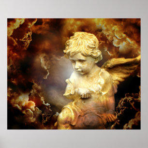 Poster Heavenly Angel Cherub