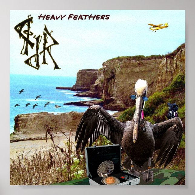 Poster "Heavy Feather", por Jason T. Reimche (Frente)