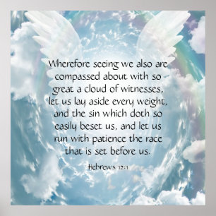 Poster Hebraico 12:1