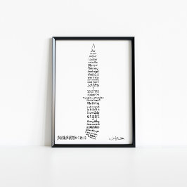 Poster Hebraico 4 12 13 Caligrafia Versa Bíblia