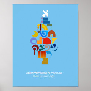 Poster hebreu contemporâneo, criativo da