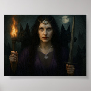 Poster Hecate, Deusa das Cruzadas