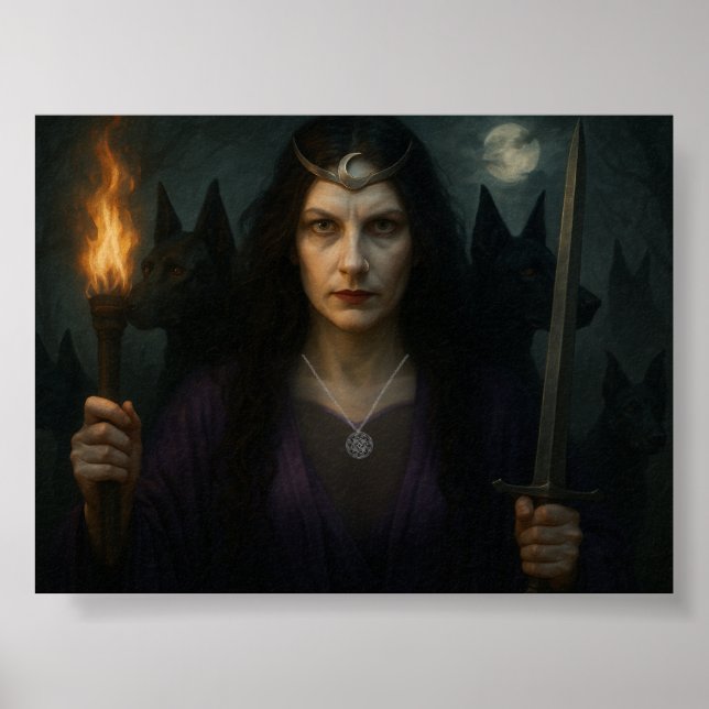Poster Hecate, Deusa das Cruzadas (Frente)