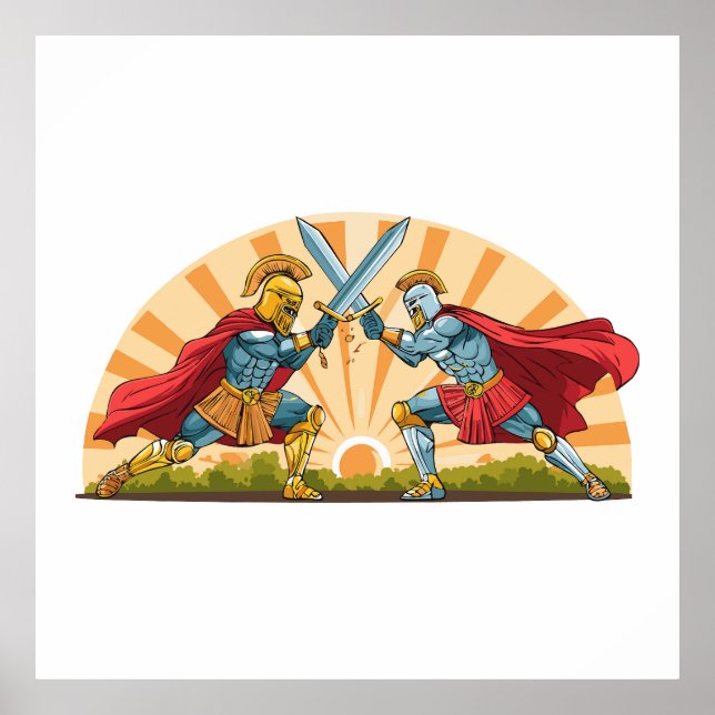 Poster Hector and Achilles (Frente)