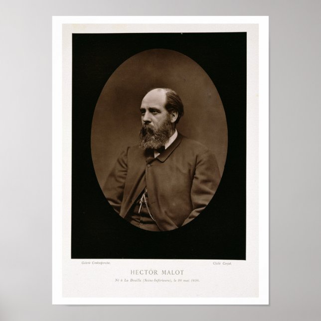 Póster Hector Malot (1830-1907), de "Galerie Contempora (Frente)