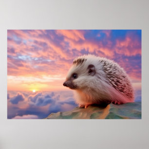 Poster Hedgehog Animal Nature Maiestosa Selvagem