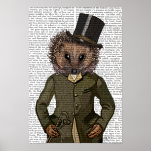 Poster Hedgehog Rider Portrait