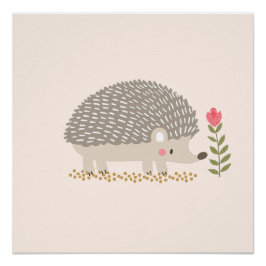 Póster Hedgie Feliz