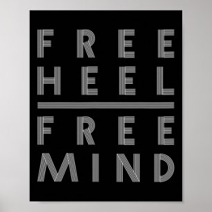 Poster Heel Livre - Mente Livre - Esqui de Telemark