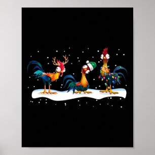 Poster Hei Hei Chicken Christmas - Uni
