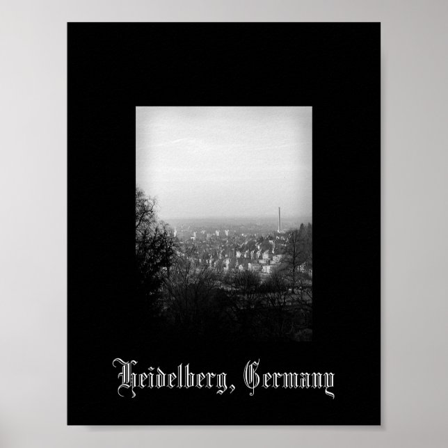 Póster Heidelberg, Alemanha (Frente)