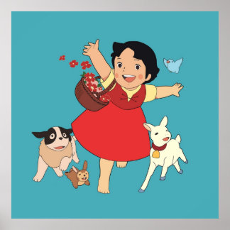 Poster Heidi, a garota dos Alpes