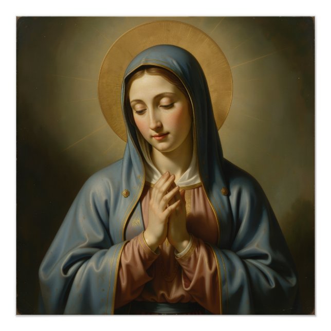 Póster Heilige Mutter Gottes – Göttliche Liebe & Schutz´2 (Frente)