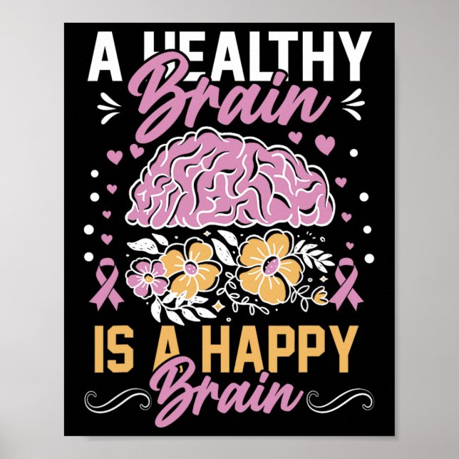 Poster Heimerheimer Brain Design Purple Heimerheim (Frente)