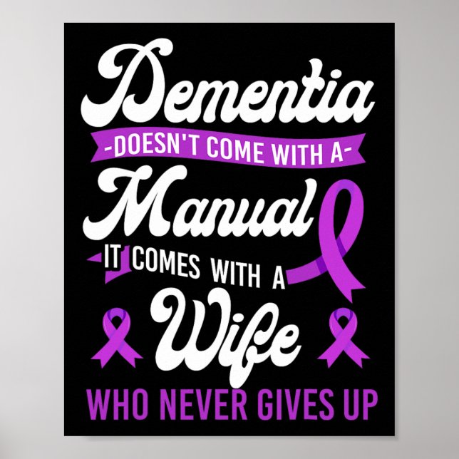Poster Heimerheimer Dementia Amparo à Consciência Esposa  (Frente)