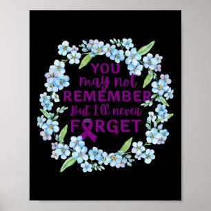Poster Heimerheimer Esquece-me de Flower Wreath Heimerhei
