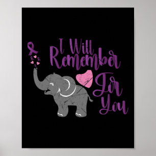 Poster Heimerheimer Sensibilização Lembrar-Me-ei De Você