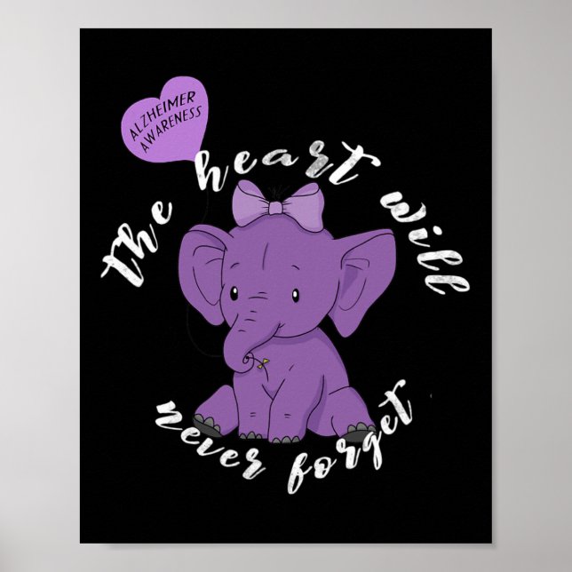 Poster Heimerheimer Sensibilização Mês I Endheimer Purple (Frente)