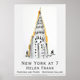 POSTER Helen Frank New York no prédio 7 Chrysler