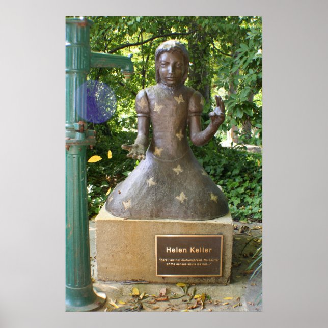 Poster Helen Keller Statue (Frente)