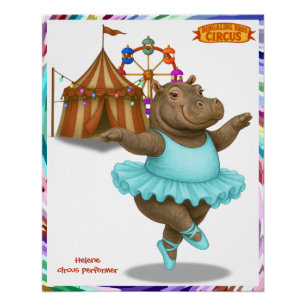 Póster Helene artista de circo