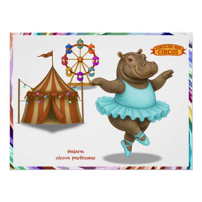 Póster Helene circus performer (Frente)