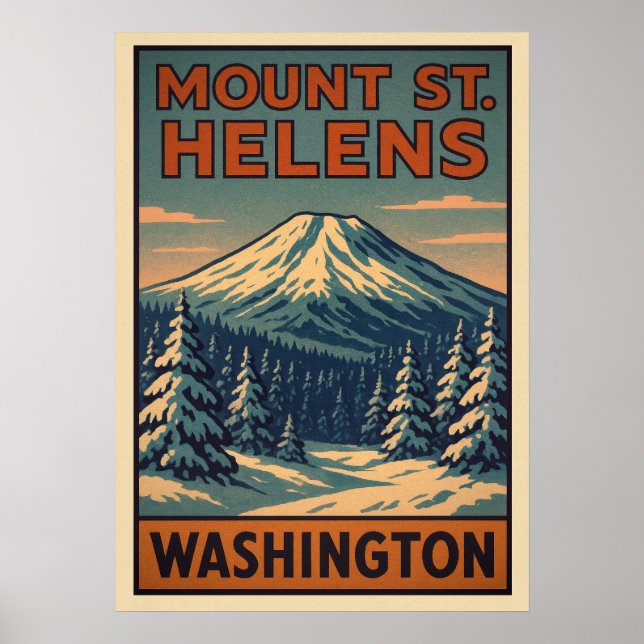 Poster Helens Washington V04 (Frente)