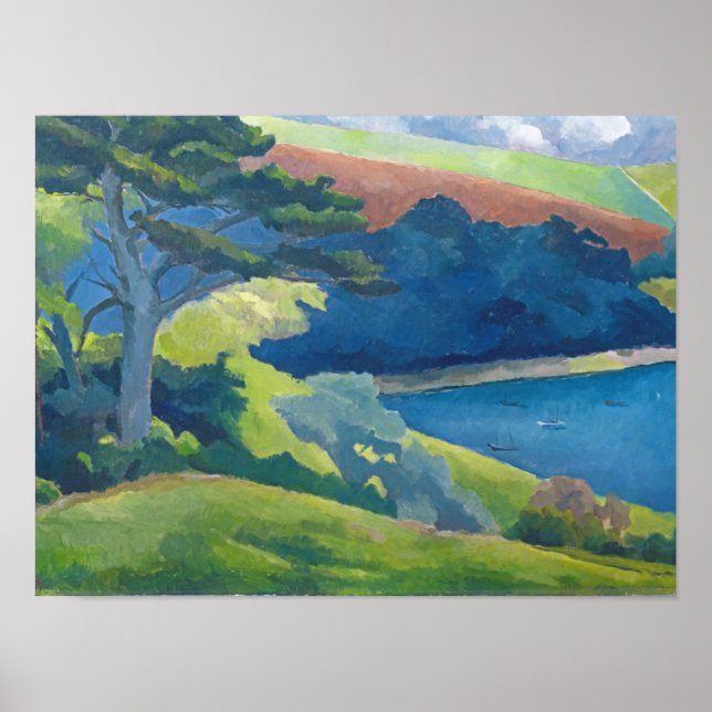 Poster Helford Passage Cornwall (Frente)