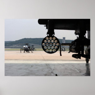 Poster Helicóptero AH-64 Apache