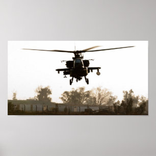 Poster Helicóptero Ataque Apache