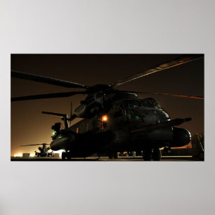 Poster Helicóptero Baixo Pave MH-53