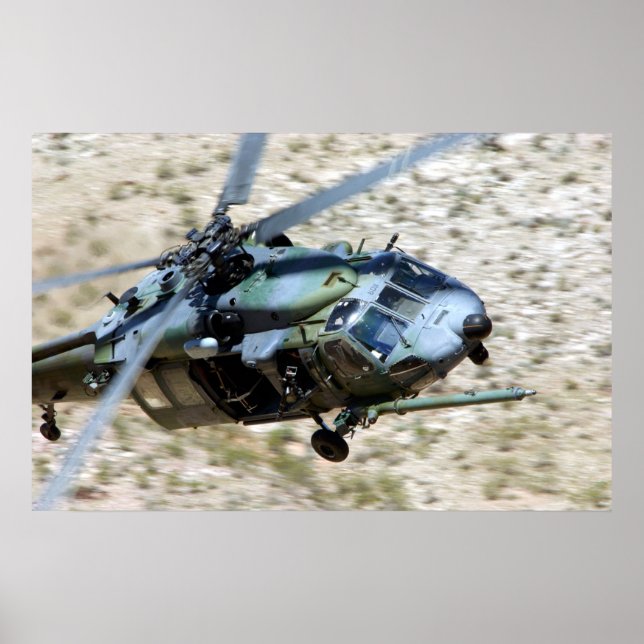 Poster Helicóptero HH-60G Pave Hawk (Frente)