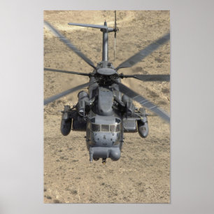Poster Helicóptero IIIE Baixo Pave MH53J