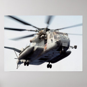 Poster Helicóptero Super Stallion CH-53E