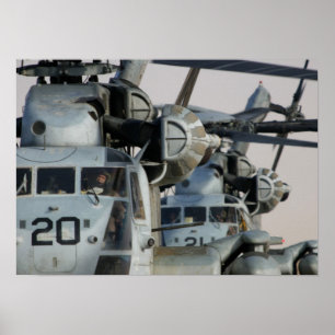 Poster Helicópteros super do garanhão CH-53