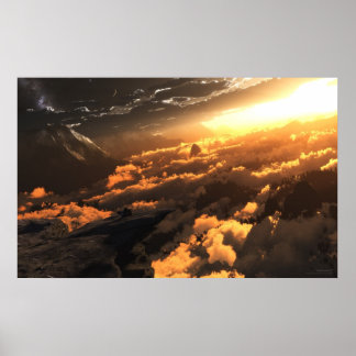 Póster Heliocêntrico (Impressão)