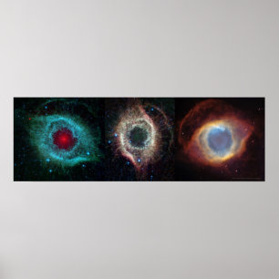 Póster Helix Nebula Eyes 36x12 (36x12)
