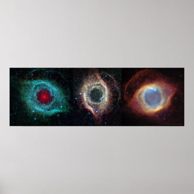Póster Helix Nebula Eyes 36x12 (36x12) (Frente)