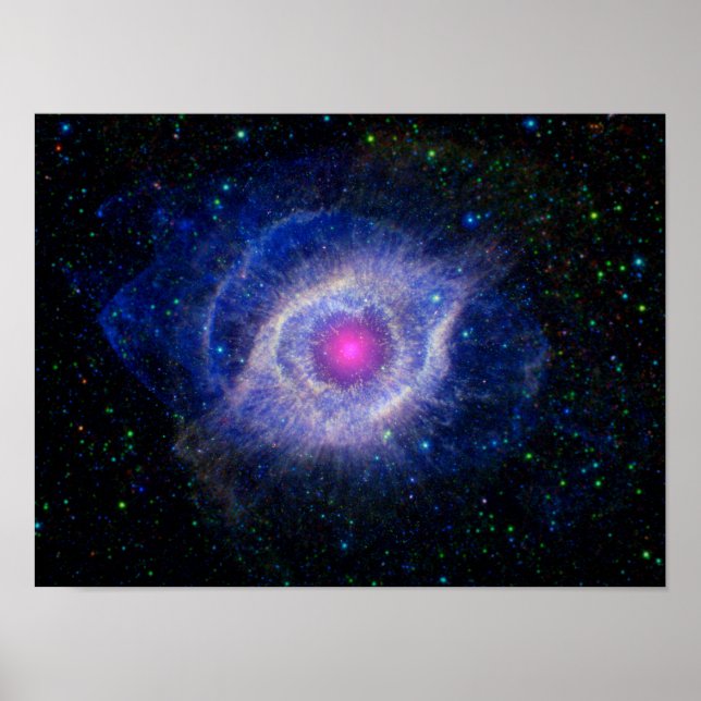 Póster Helix Nebula NASA Purple (Frente)