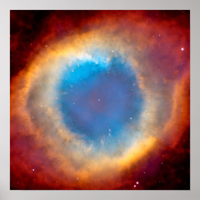 Poster Helix Planetary Nebula NGC 7293 - Eye of God Poste (Frente)