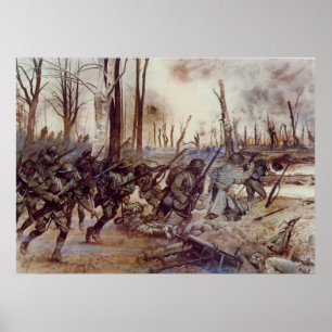 Póster Hell Fighters from Harlem by H Charles McBarron Jr