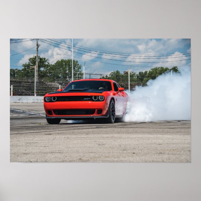 Poster Hellcat Burnout (Frente)