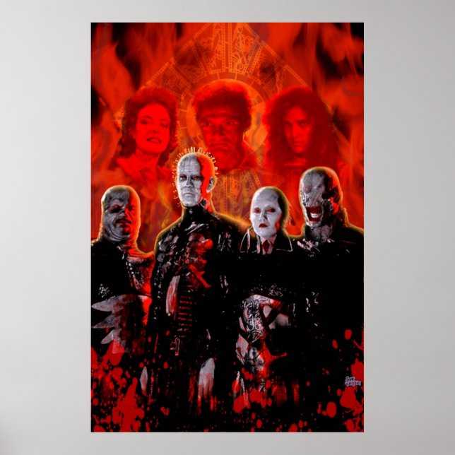 Poster Hellraiser Cenobites (Frente)