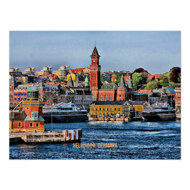 PÓSTER HELSINGOR, DINAMARCA (Frente)