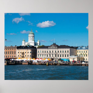 Póster Helsínquia Skyline