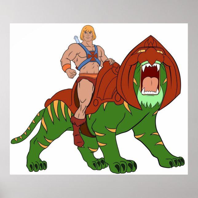 Poster Heman e Tiger Tribute (Frente)