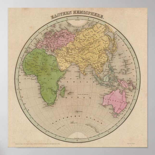 Póster Hemisfério Leste 7 (Frente)