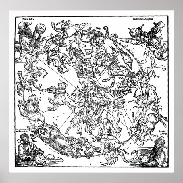 Poster Hemisfério norte (Frente)