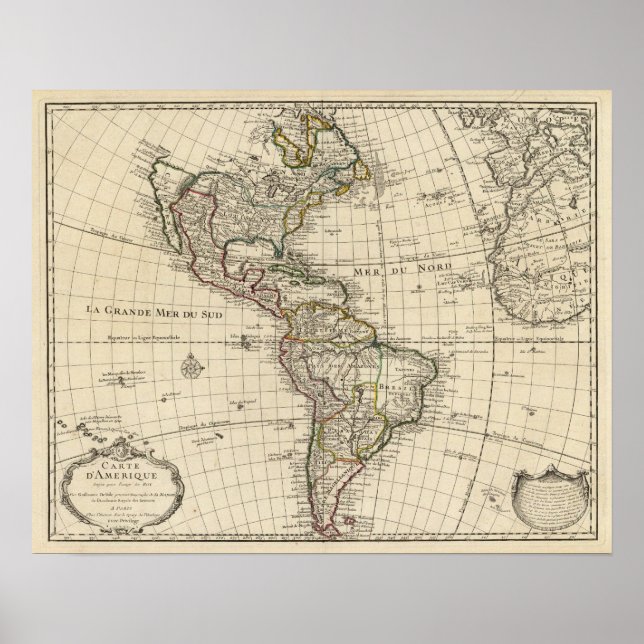 Póster Hemisfério Ocidental 2 (Frente)